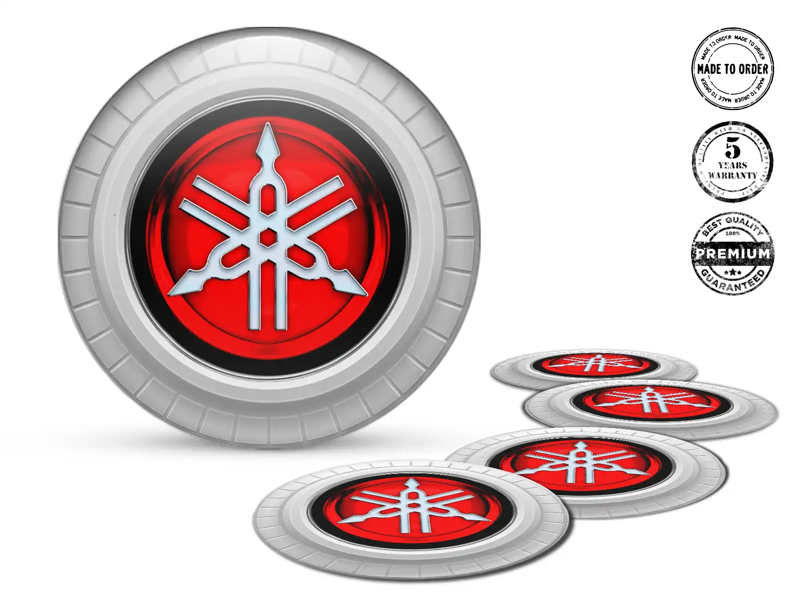Yamaha Raddekoration Stil Silikon-Badge-Upgrade